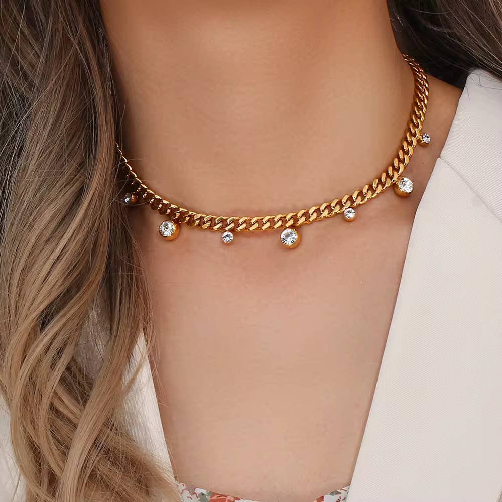 Nova Cuban Waterproof Chain Necklace