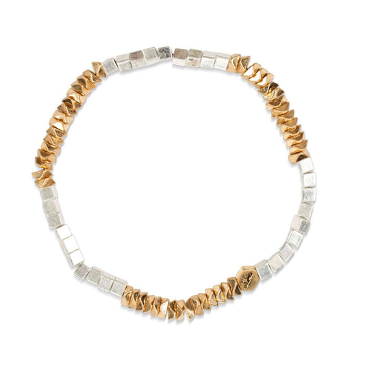 Mini Metal Stacking Bracelet - Gold/Silver