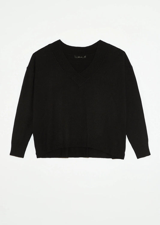 DELUC BETULA V NECK SWEATER