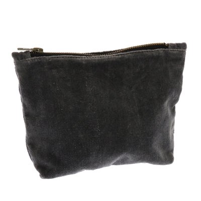 VELVET ZIPPER POUCH