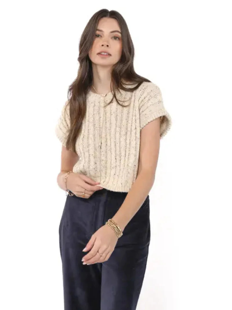 Effortless Cable Knit Sweater Tank