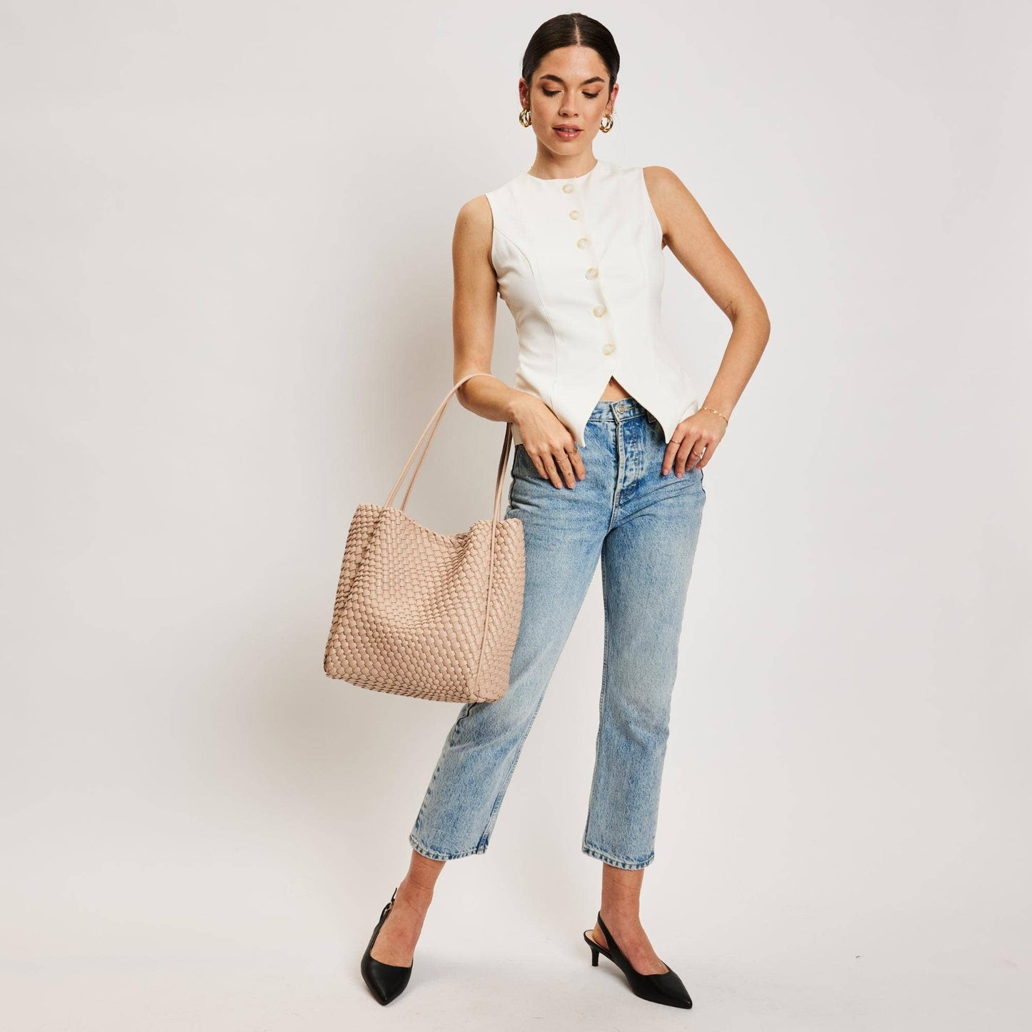 Gladys Woven Tote