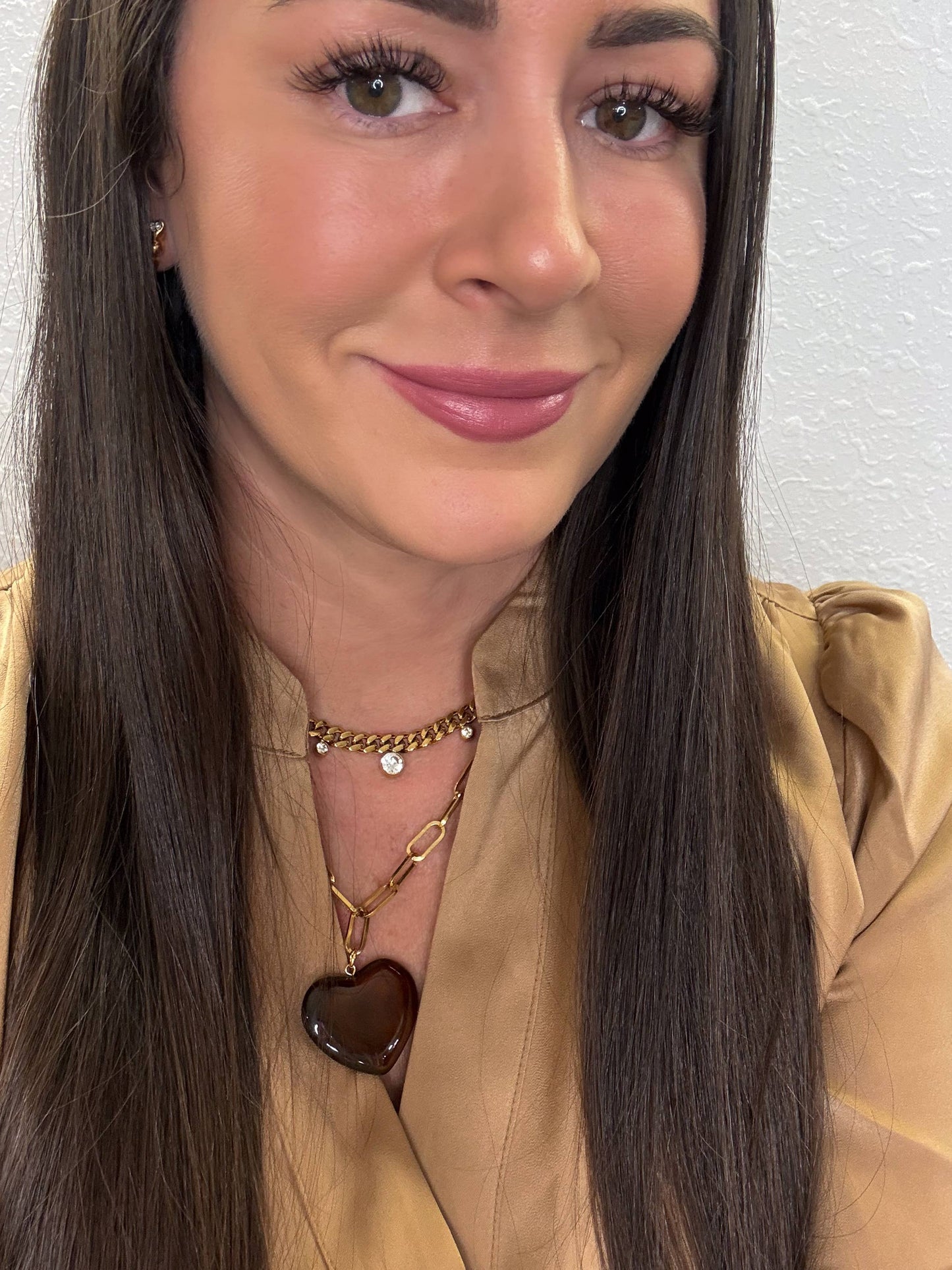 Heart Link Waterproof Necklace