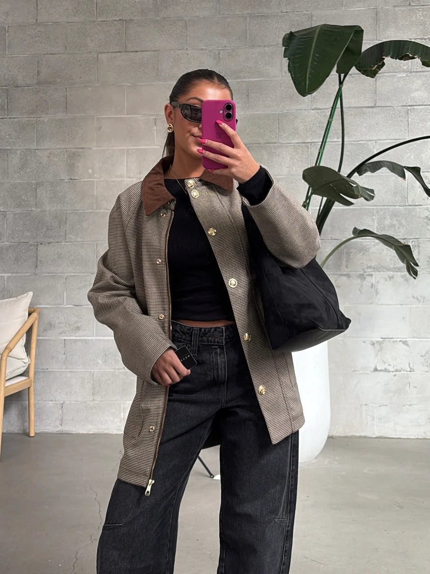BEA QUILTED BARN JACKET