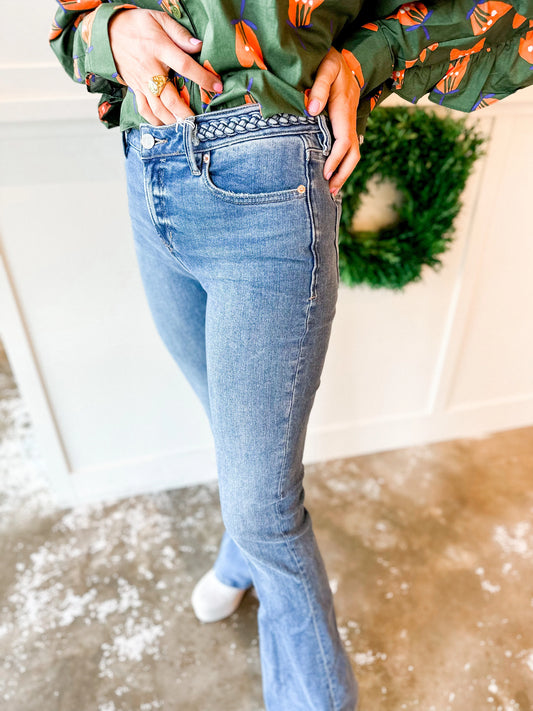 ROSA HIGH RISE FLARE JEANS