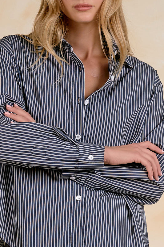 Long Sleeve Open Back Top