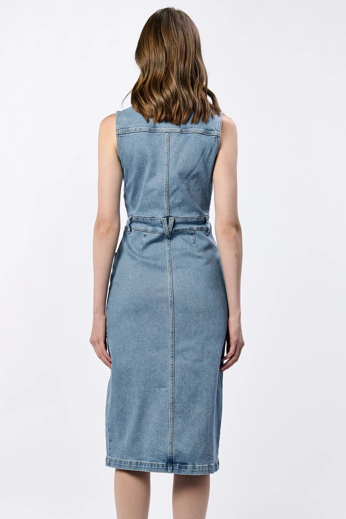 oasis denim midi dress Sleeveless Denim Midi Dress Oasis Denim Dress Oasis Button Denim Dress Outlet