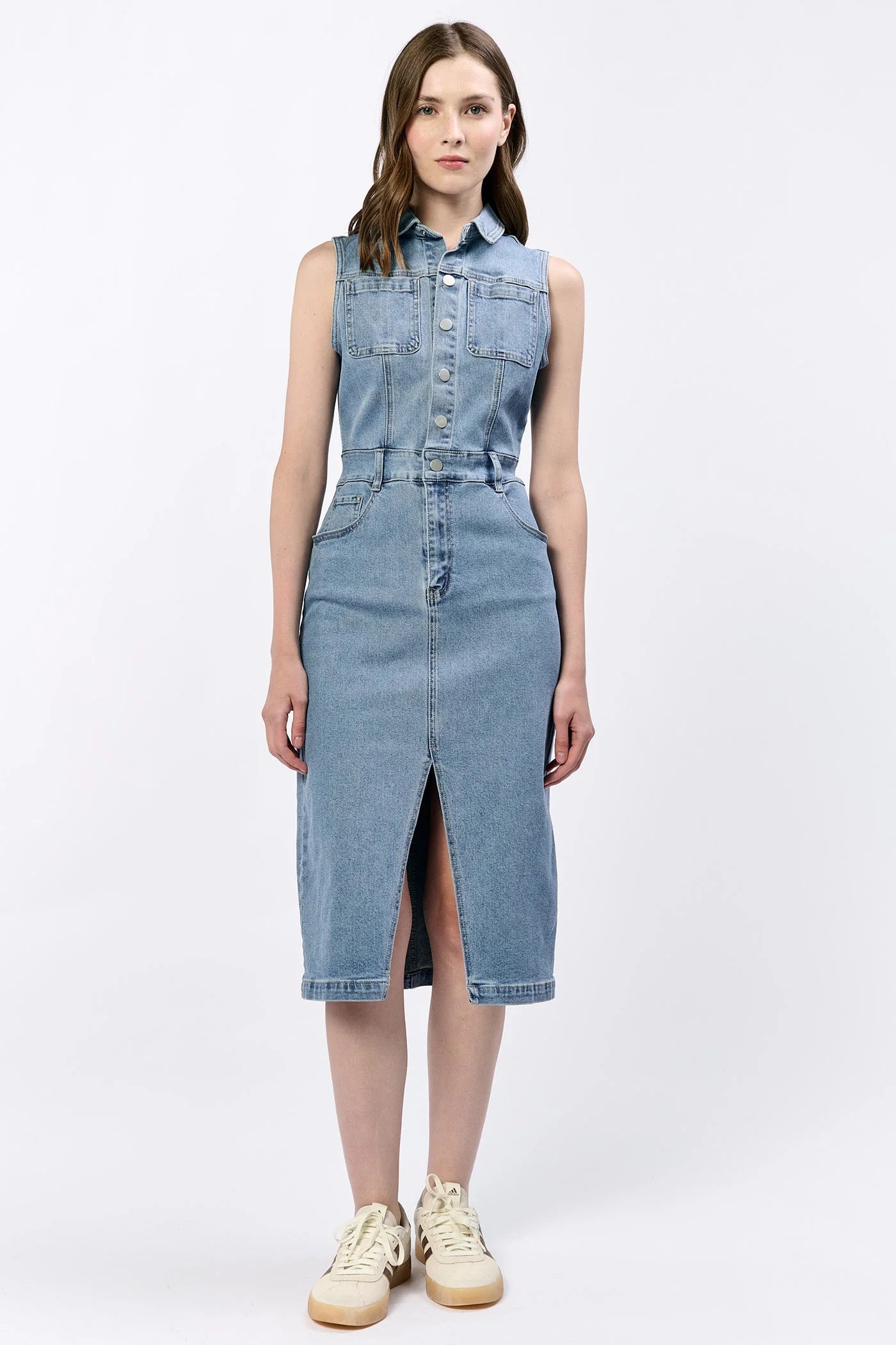 TRISH DENIM DRESS OASIS Tru Bleu Boutique TRISH DENIM DRESS OASIS Tru Bleu Boutique