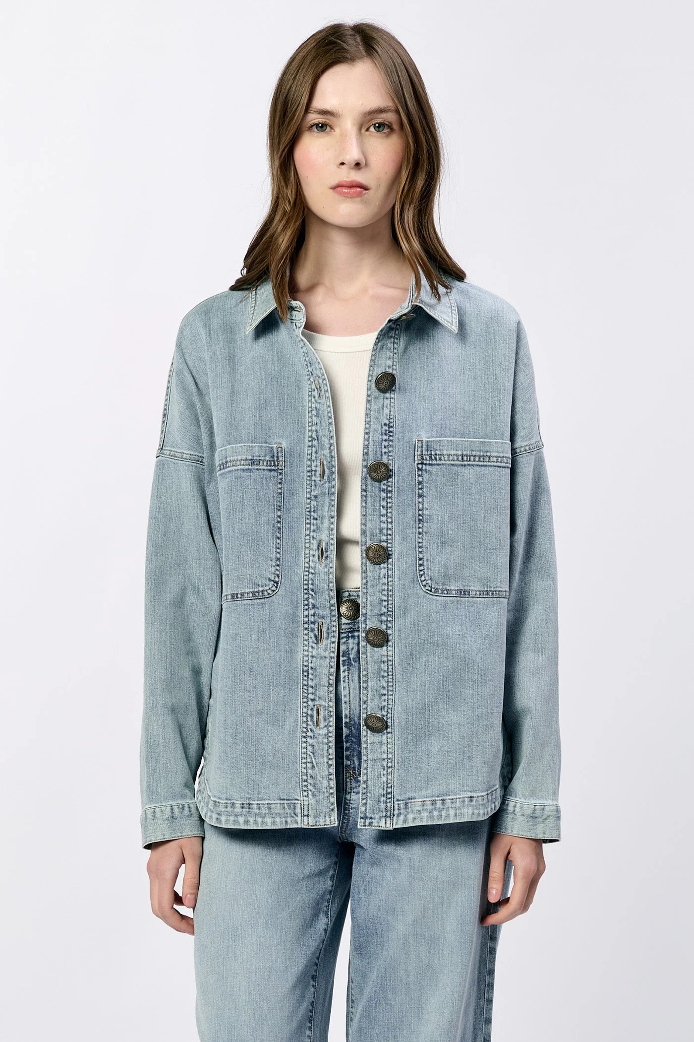 GINA DENIM JACKET - ZURIE