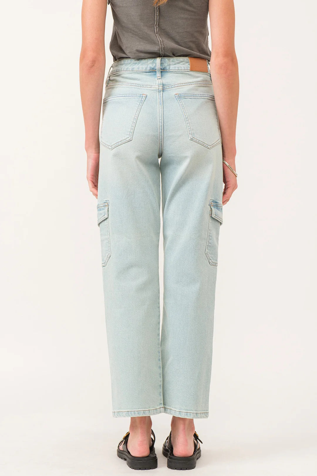 90S SUPER HIGH RISE ANKLE STRAIGHT JEANS FOSTER