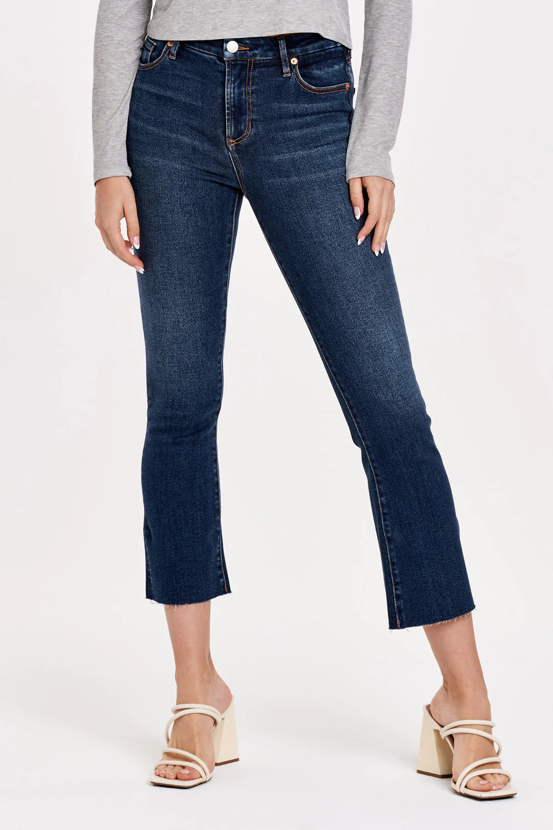 JEANNE SUPER HIGH RISE CROPPED FLARE JEANS PALMIRA