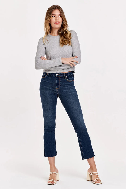JEANNE SUPER HIGH RISE CROPPED FLARE JEANS PALMIRA
