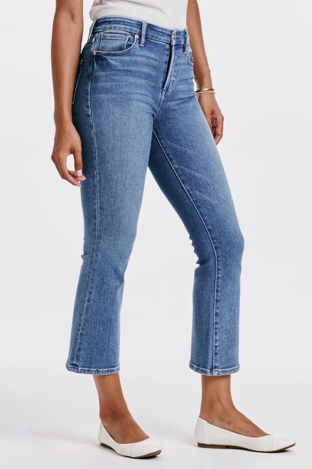 JEANNE SUPER HIGH RISE CROPPED FLARE JEANS WEXFORD