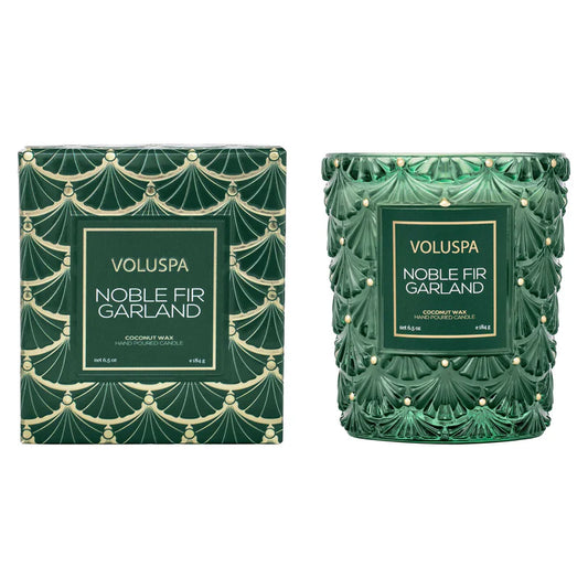 NOBLE FIR GARLAND|CLASSIC CANDLE, 6.5 oz