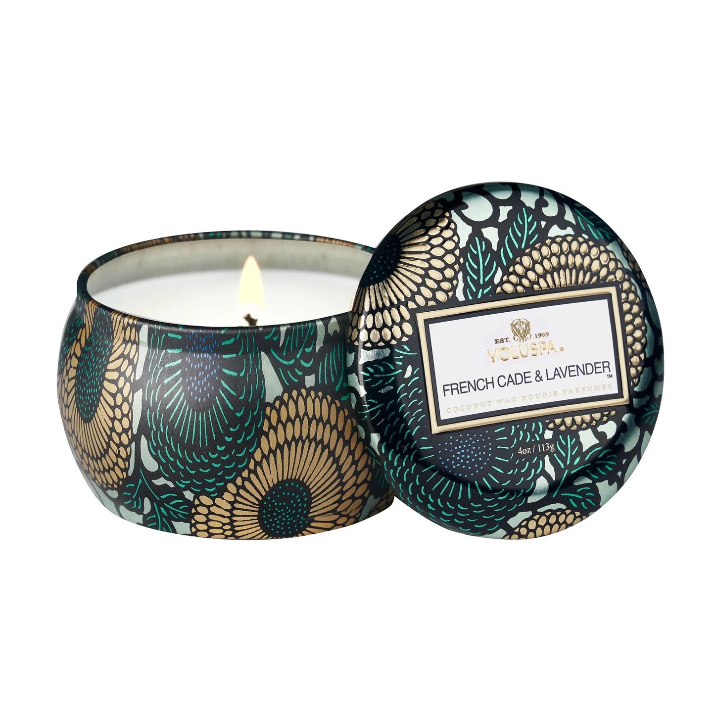 FRENCH CADE LAVENDER|MINI TIN CANDLE