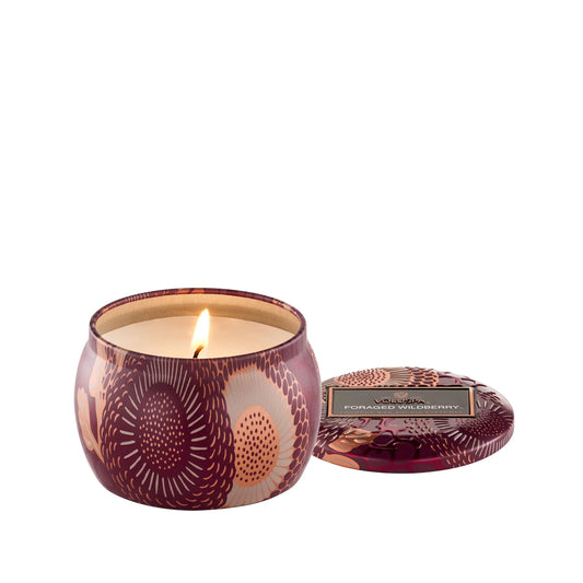 FORAGED WILDBERRY|MINI TIN CANDLE, 4 oz