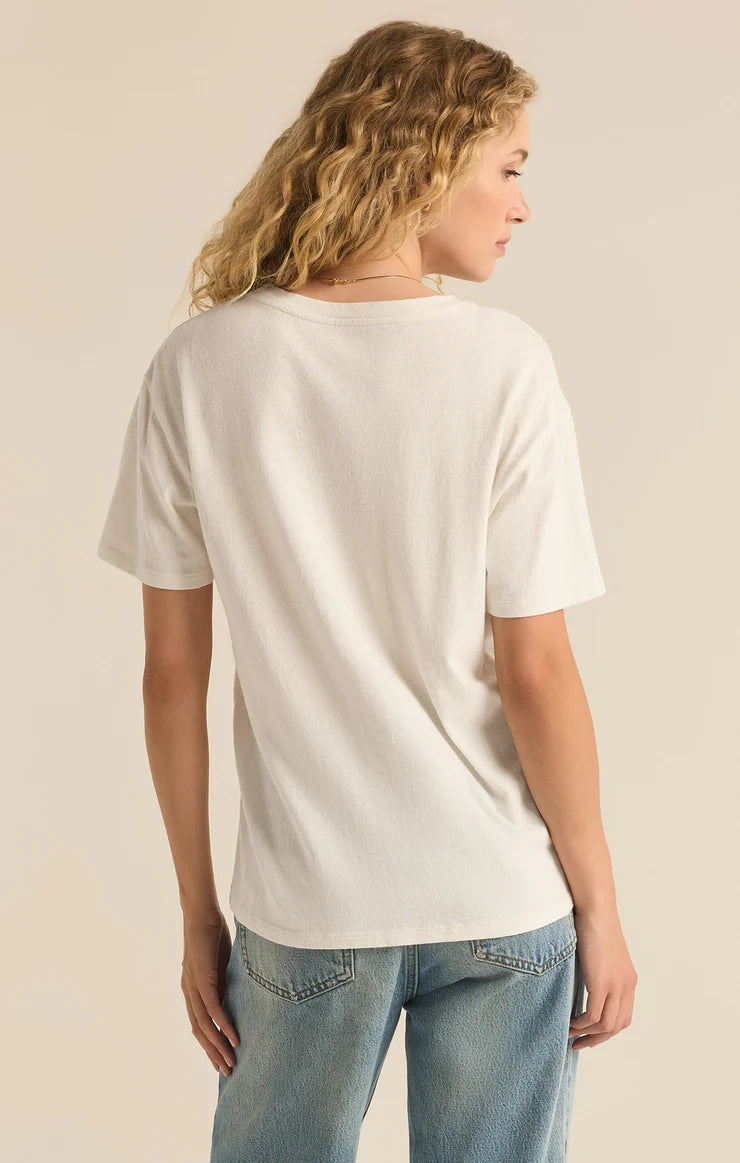 COCKTAIL RELAXED EMBROIDERED TEE