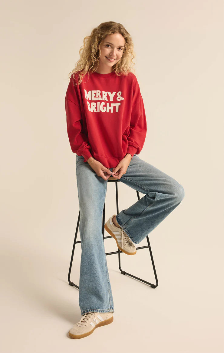 BRIGHT CREWNECK SWEATSHIRT