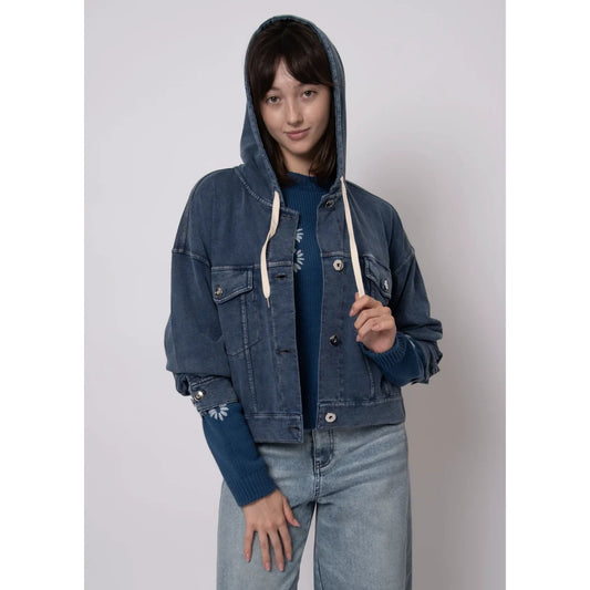 Sarana Denim Look Terry Jacket