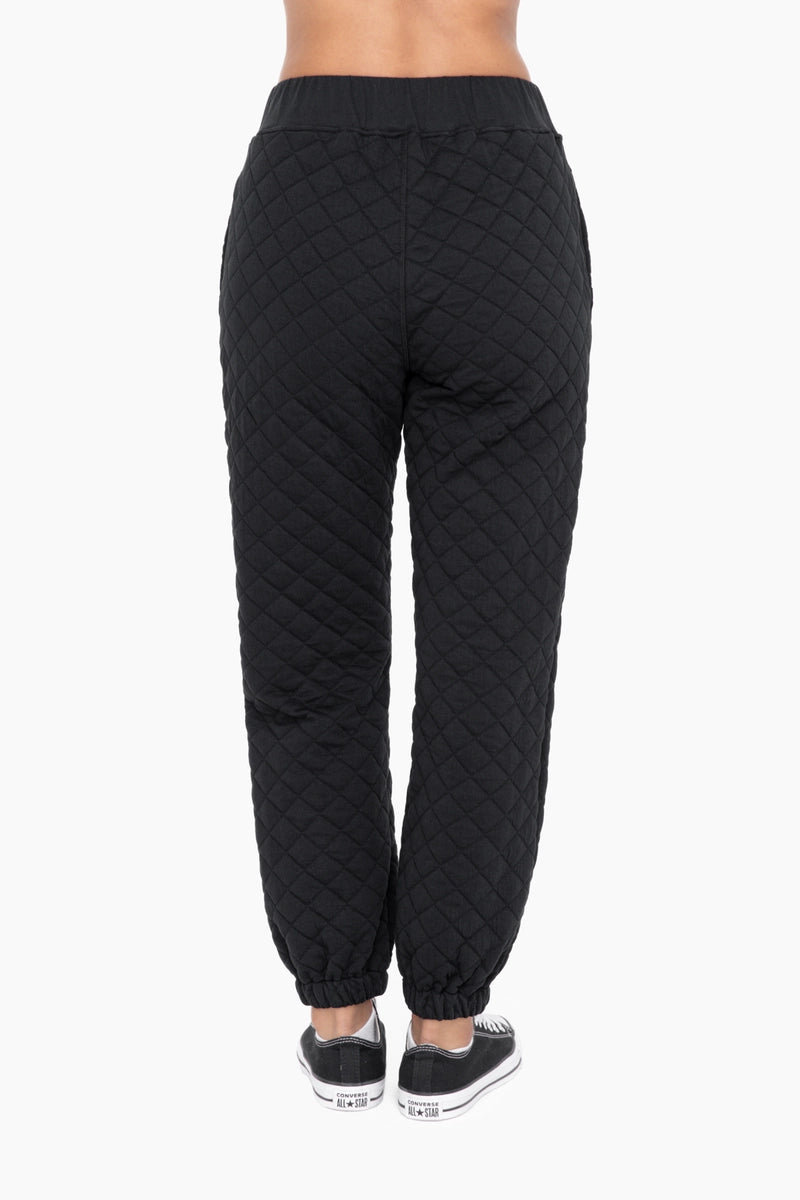 Cozy Quilted Jersey Joggers