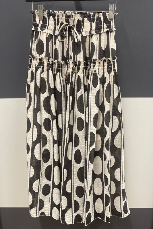 Geometric Print Skirt