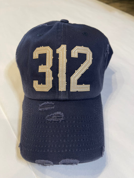 312 AREA CODE DAD HAT