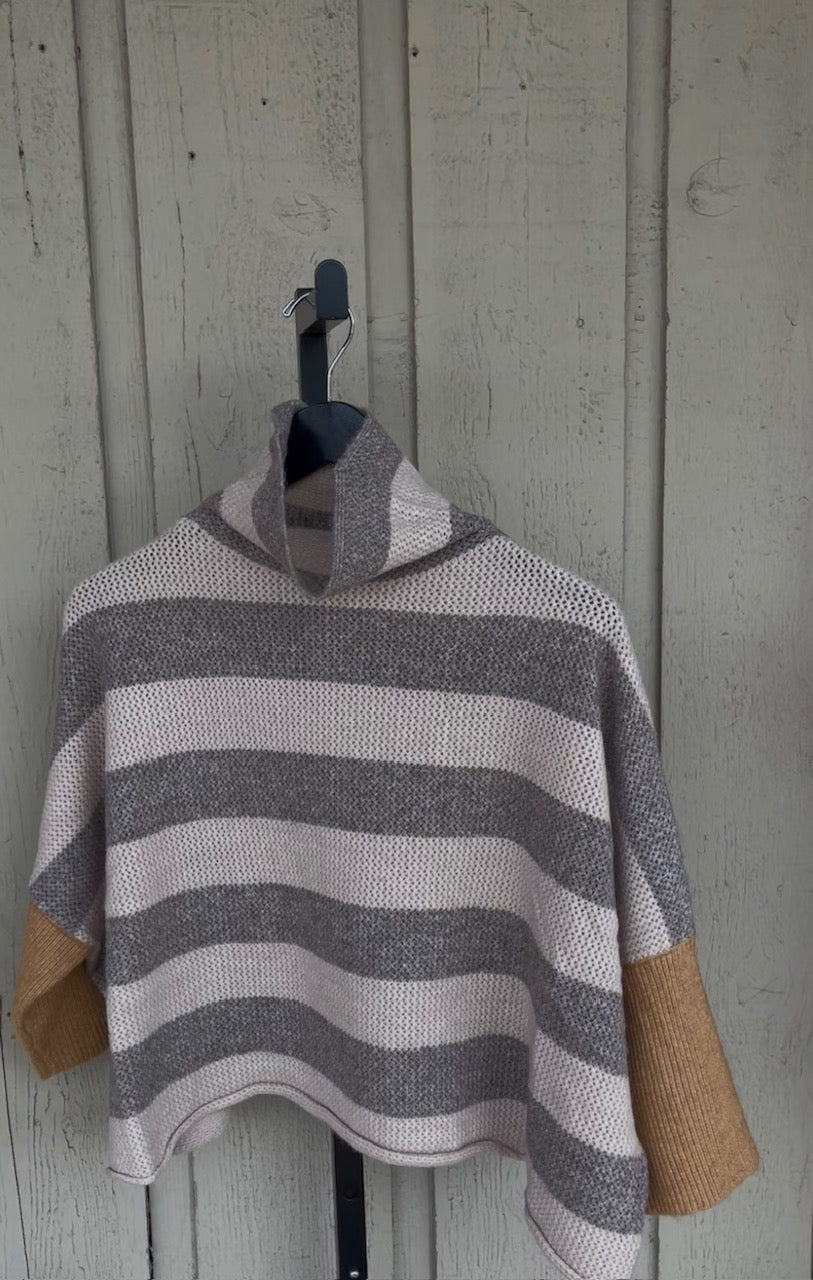 LONDON STRIPE SWEATER BY KERISMA - BEIGE MULTI