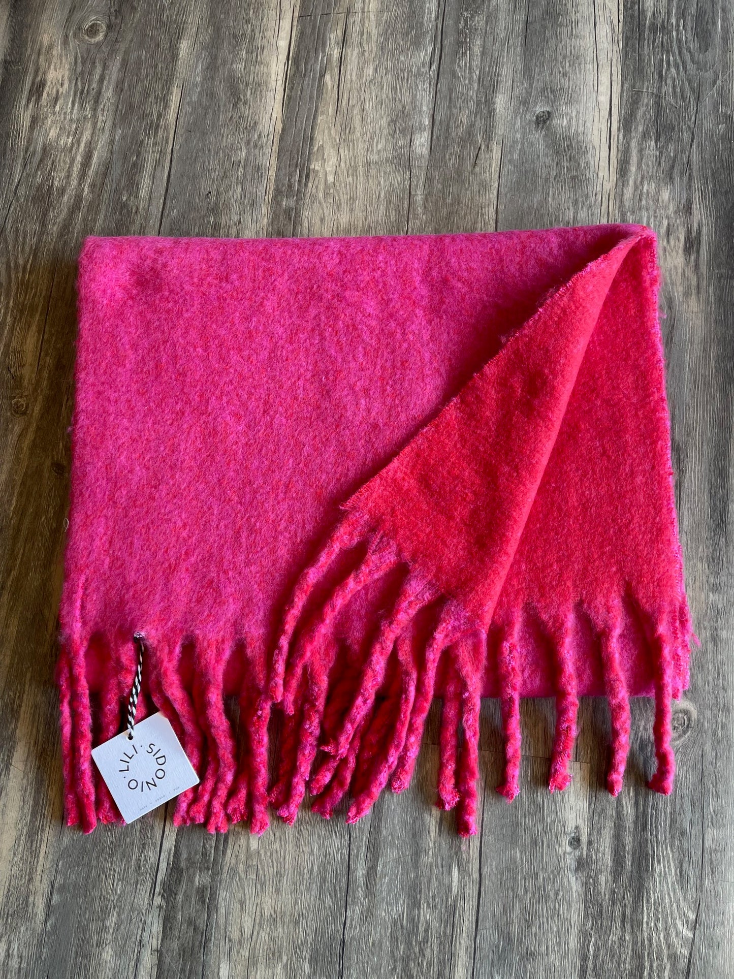 Two Tone Reversible Cozy Scarf