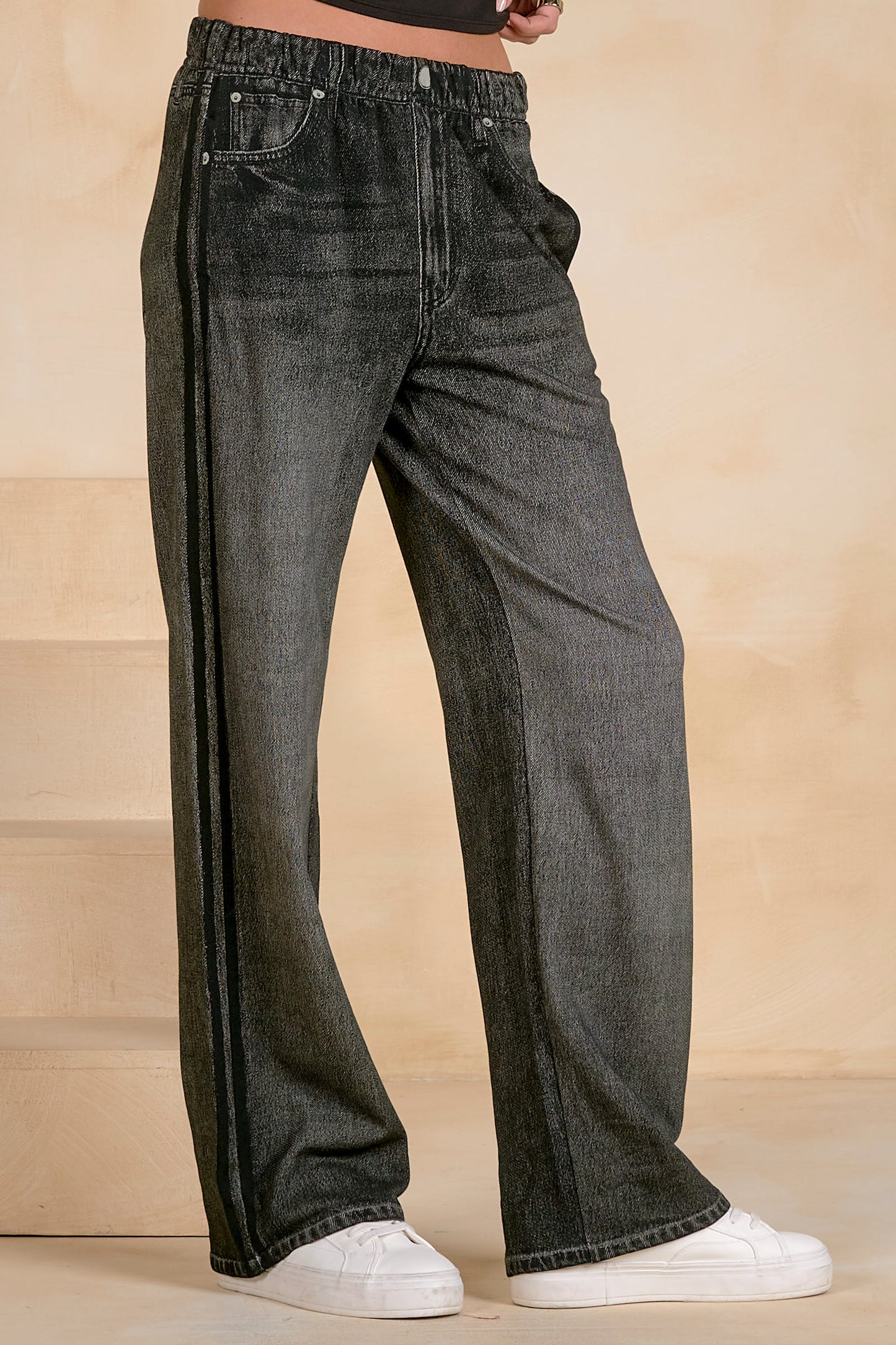 Jojo Denim Track Sweatpant Jeans