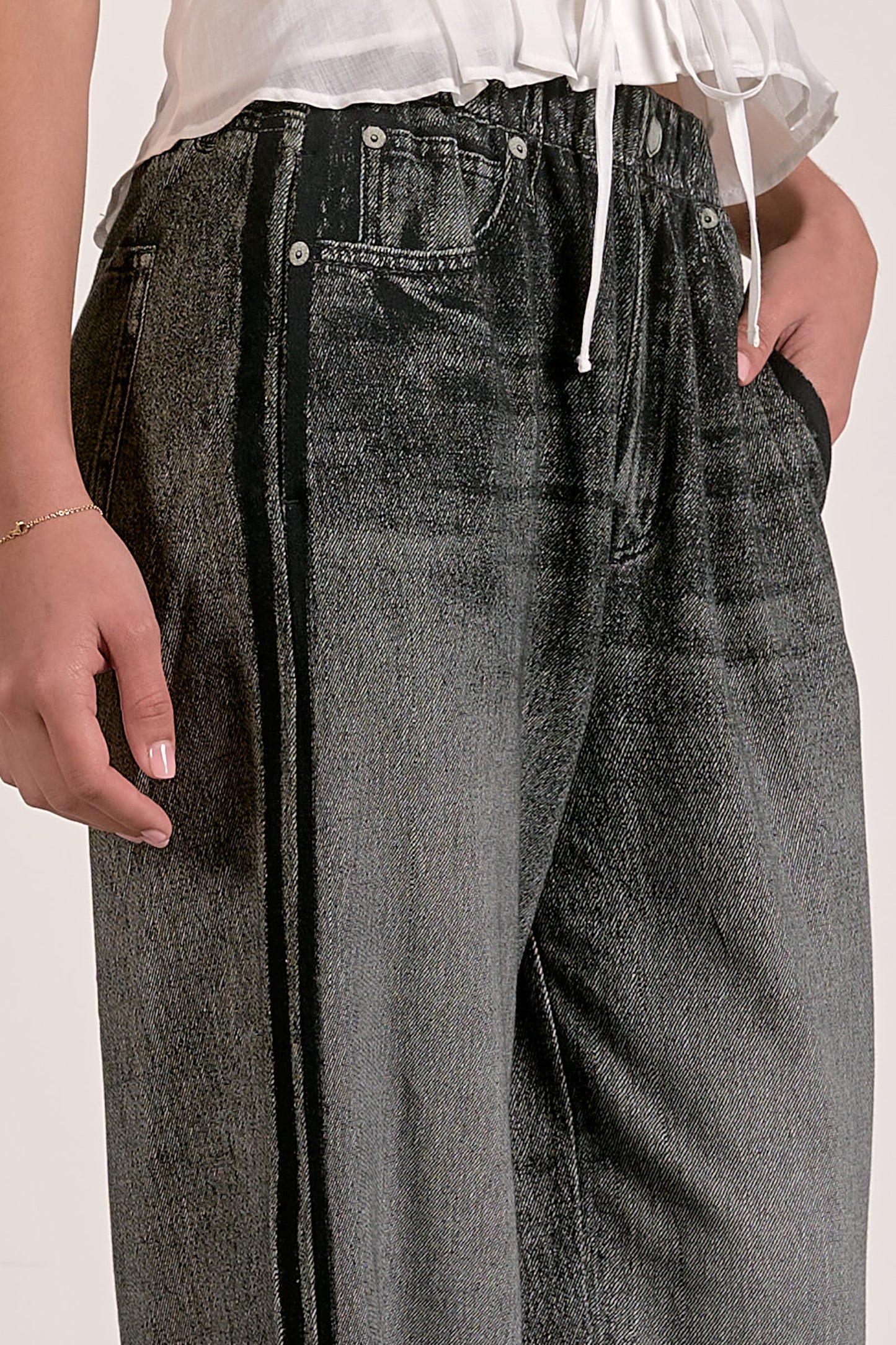 Jojo Denim Track Sweatpant Jeans