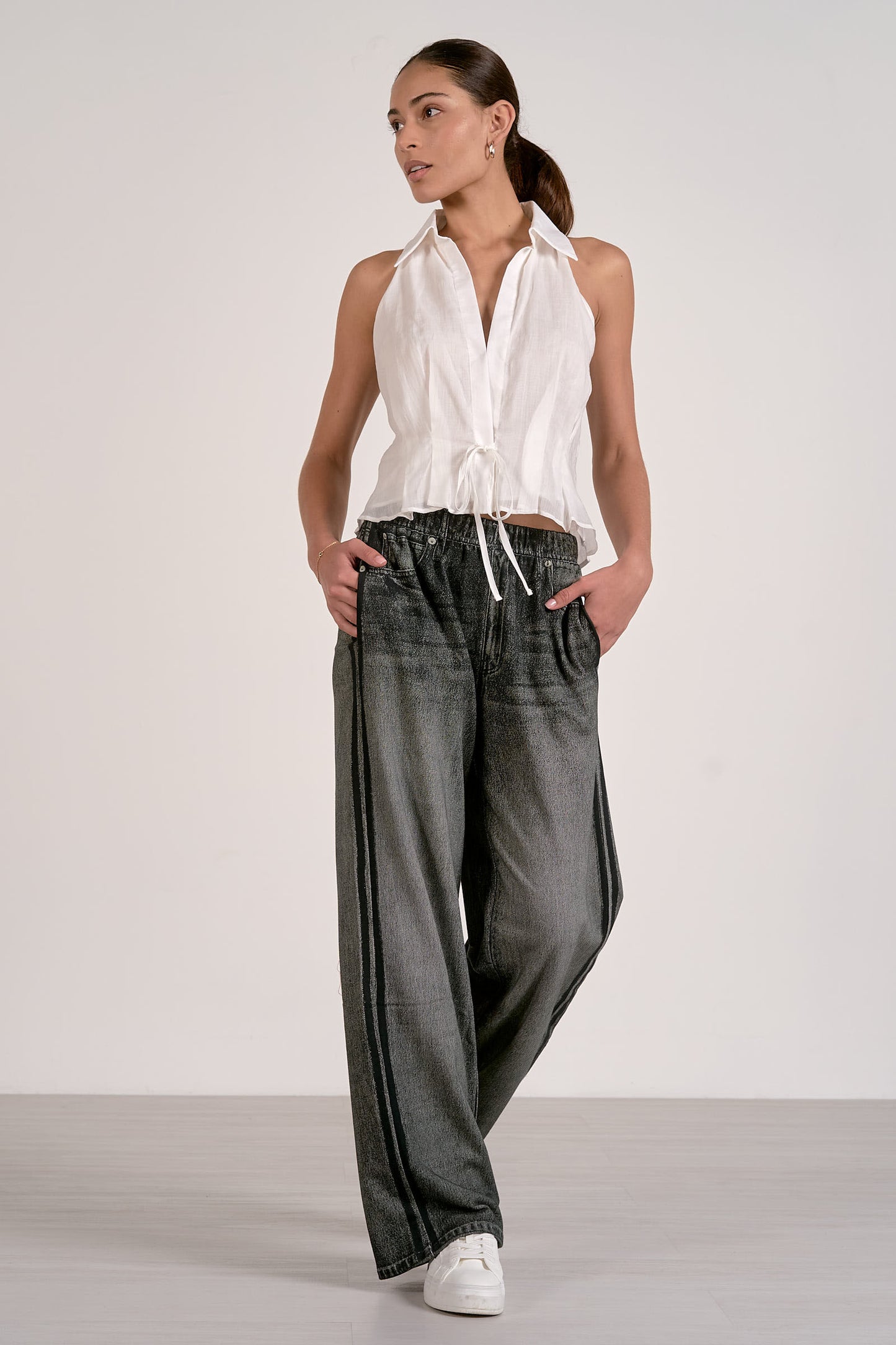 Jojo Denim Track Sweatpant Jeans