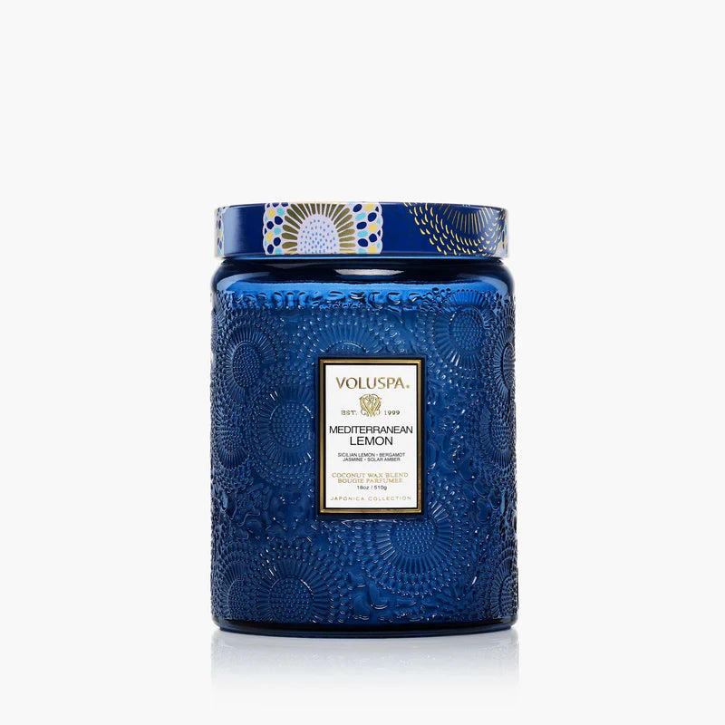 MEDITERRANEAN LEMON|LARGE JAR CANDLE