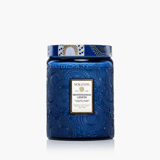 MEDITERRANEAN LEMON|LARGE JAR CANDLE