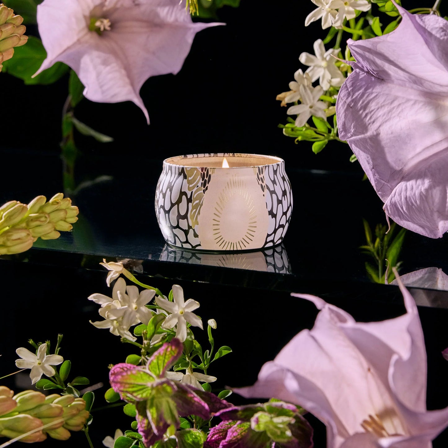 JASMINE MIDNIGHT BLOOMS|MINI TIN CANDLE