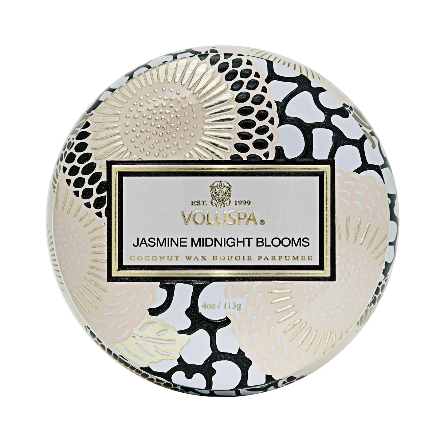 JASMINE MIDNIGHT BLOOMS|MINI TIN CANDLE