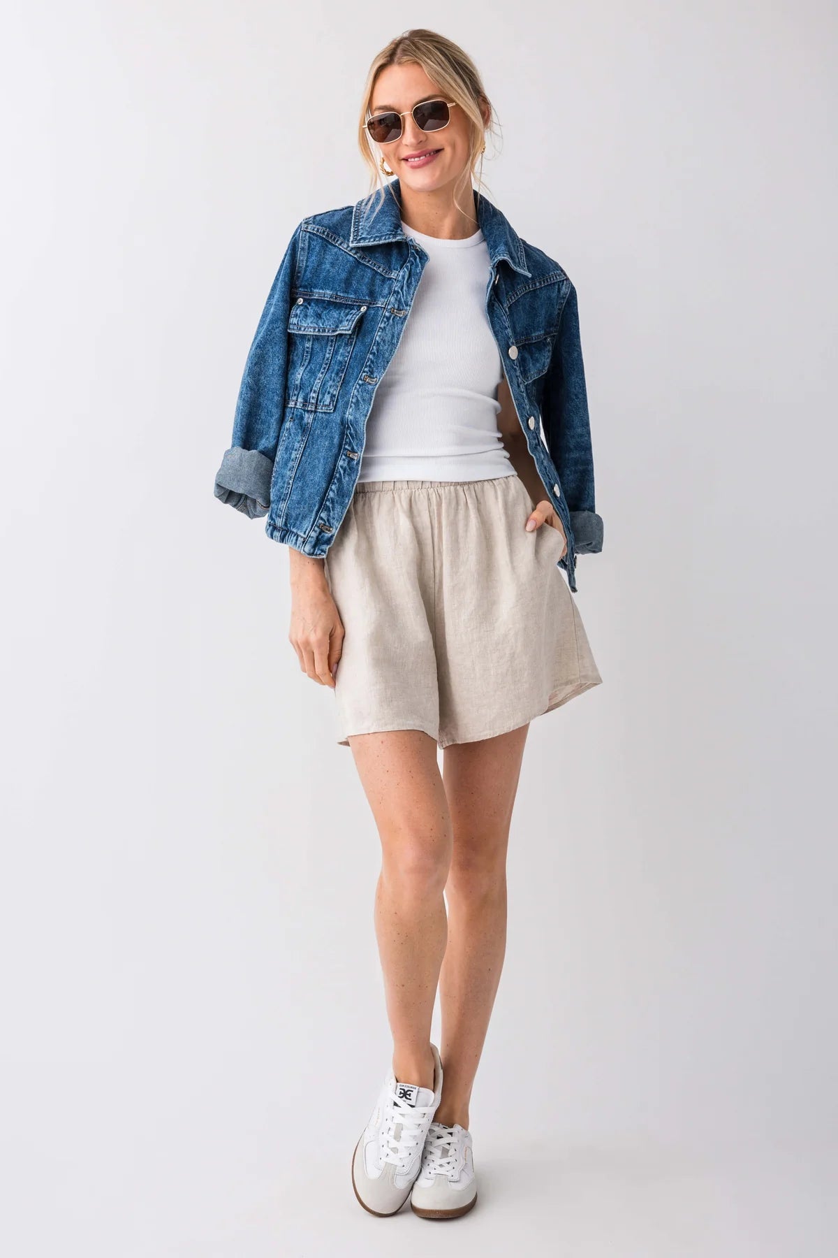 RD STYLE MARIA RIBBED CREW NECK MUSCLE TANK