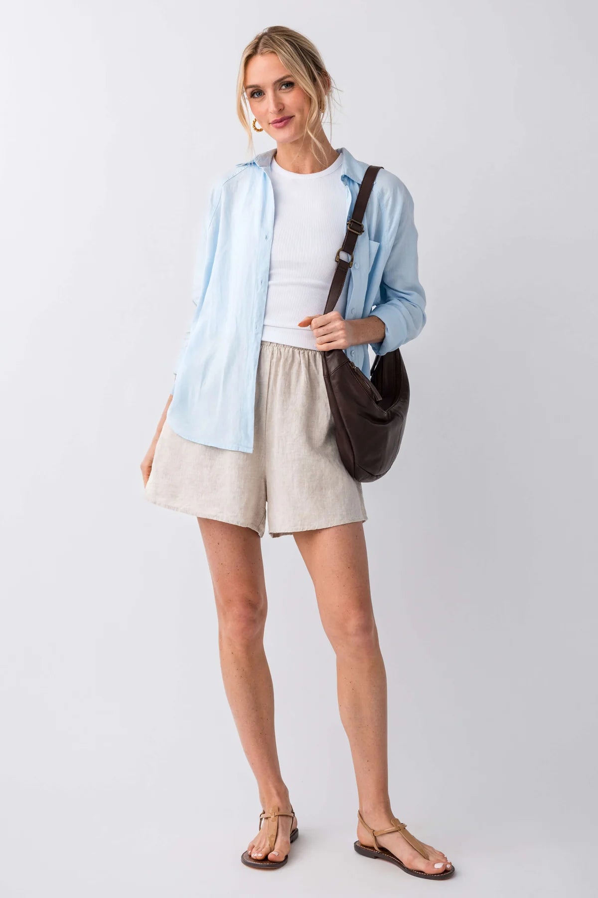 RD STYLE MARIA RIBBED CREW NECK MUSCLE TANK