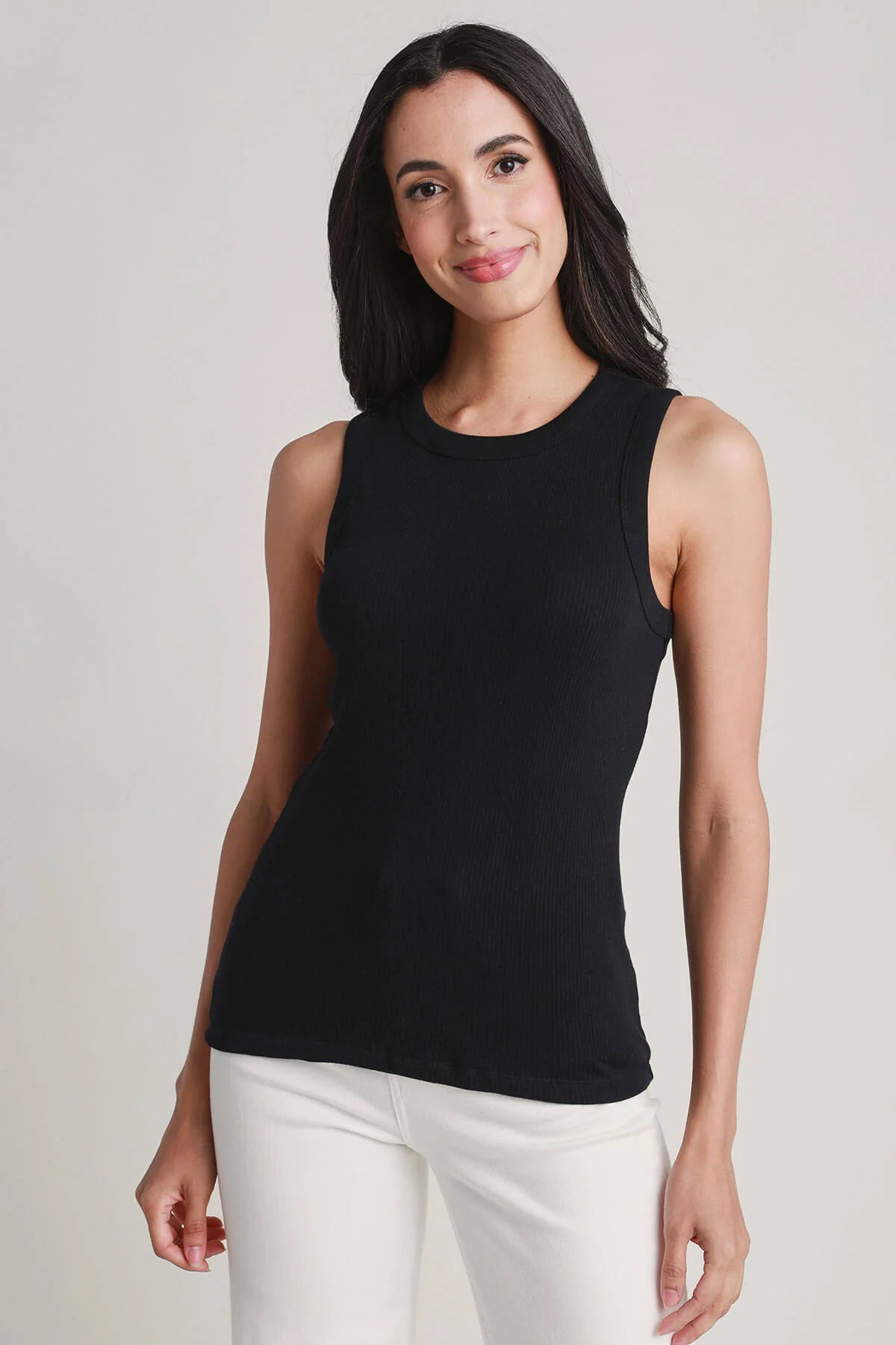 RD STYLE MARIA RIBBED CREW NECK MUSCLE TANK