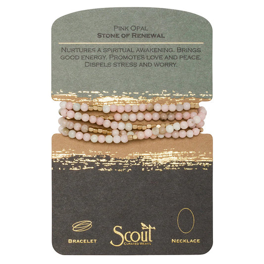 STONE WRAP PINK OPAL - STONE OF RENEWAL