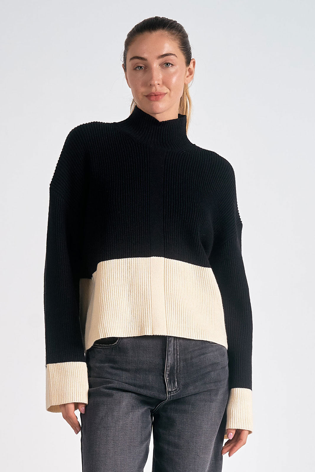 JOLENE COLORBLOCK SWEATER