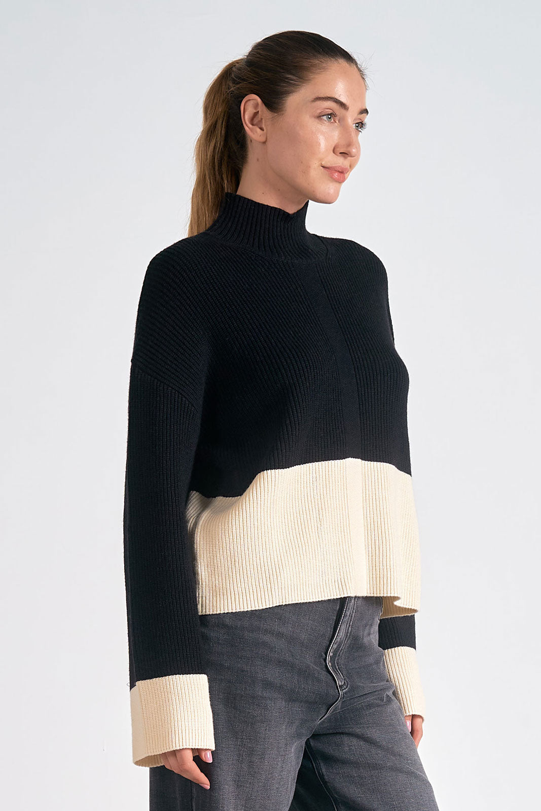 JOLENE COLORBLOCK SWEATER