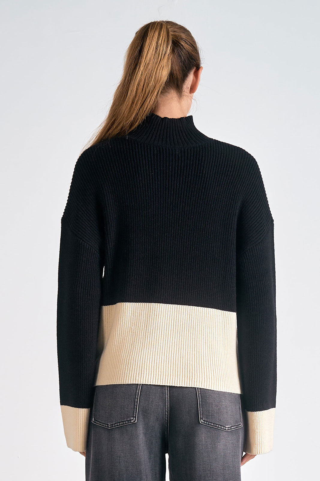 JOLENE COLORBLOCK SWEATER