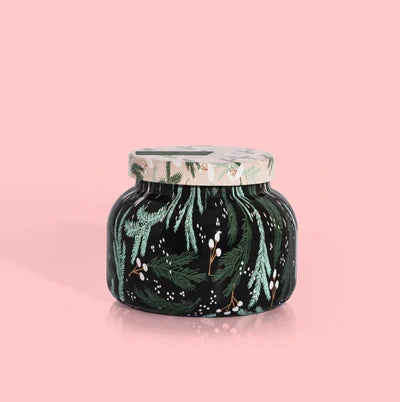 HOLIDAY PATTERN PLAY - CRYSTAL PINE SIGNATURE JAR, 19 oz