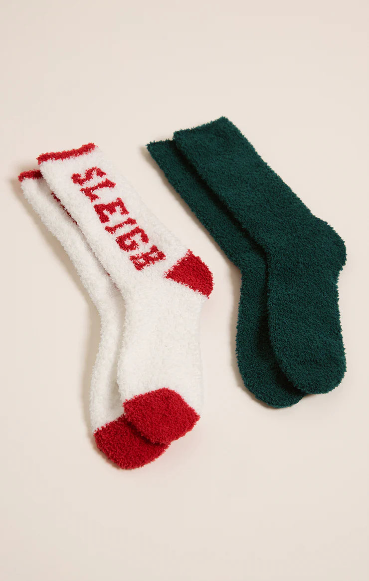 2-PACK SLEIGH SOCKS