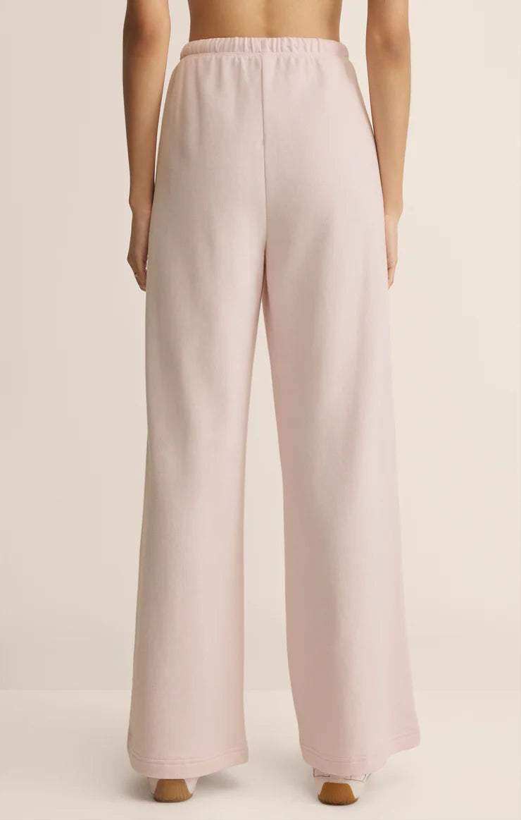 Take All French Terry Track Pant - Washed Pink