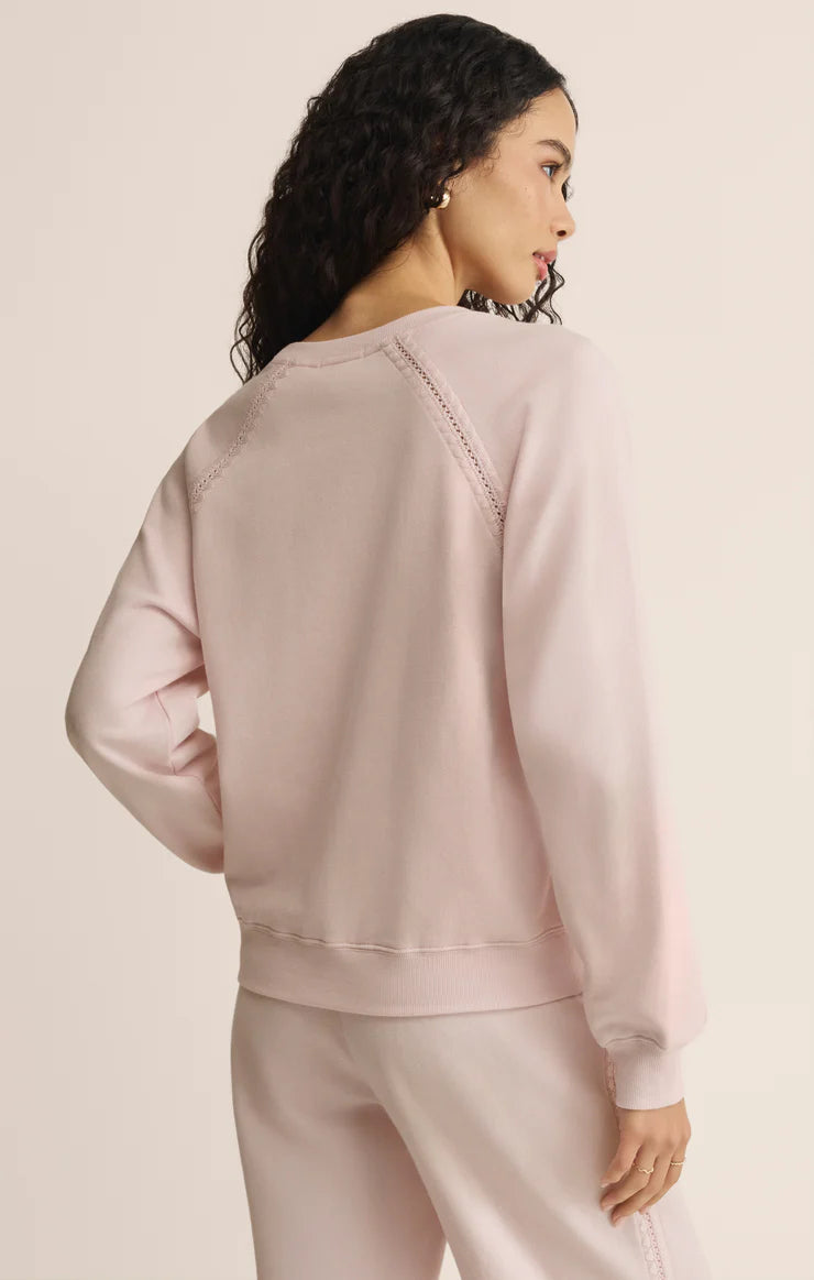 All Around French Terry Sweatshirt - Washed Pink