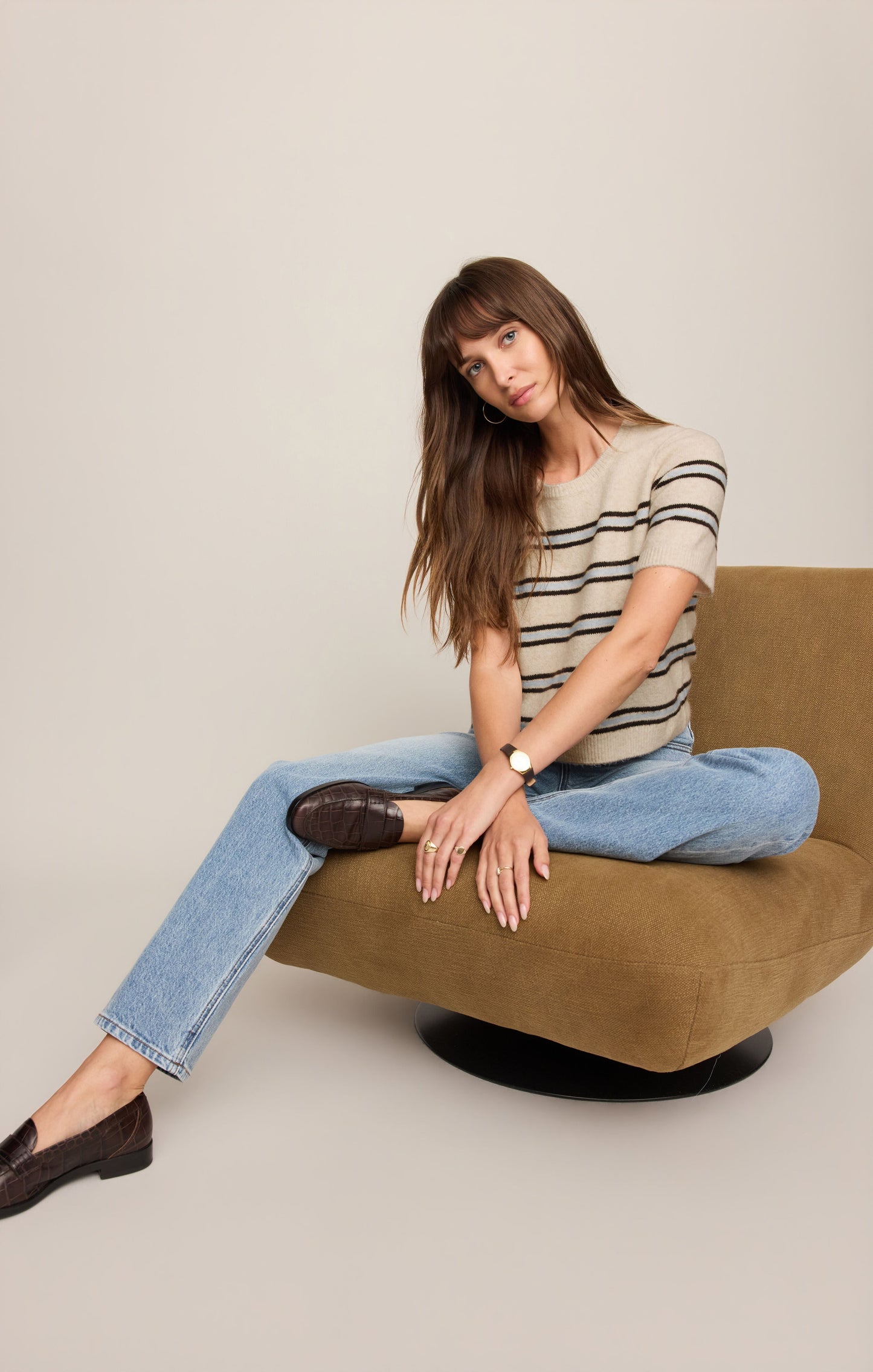 Gatewood Stripe Sweater Tee