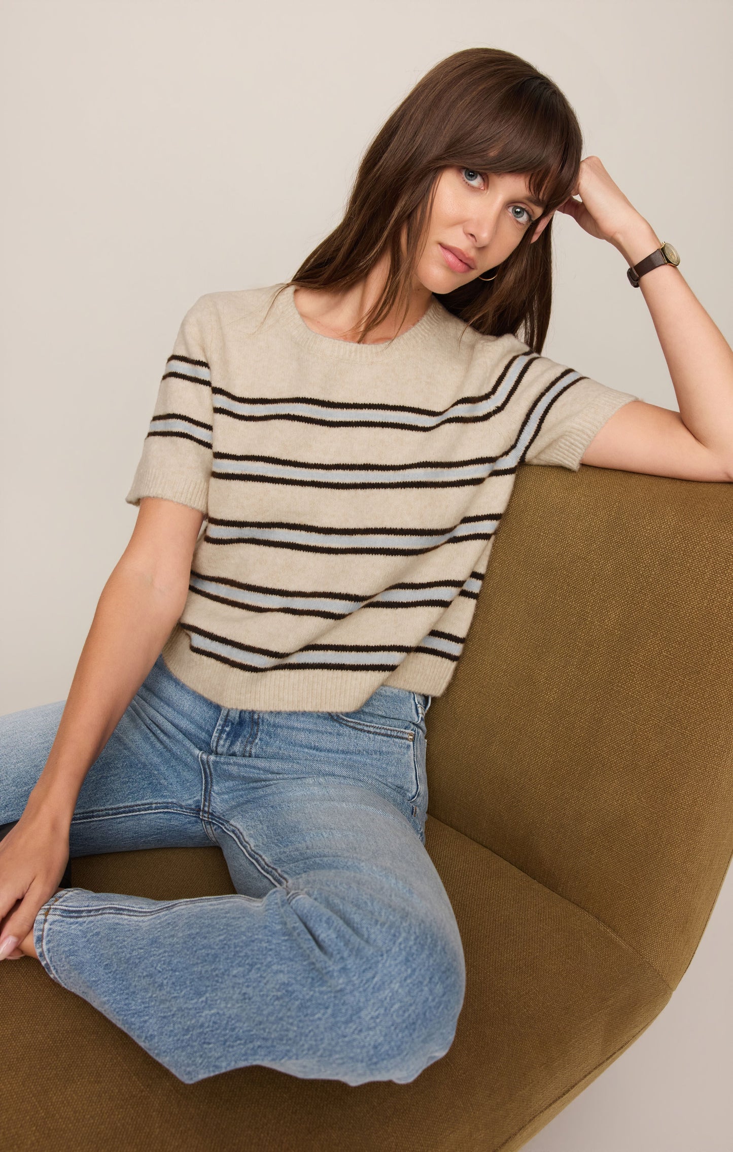 Gatewood Stripe Sweater Tee