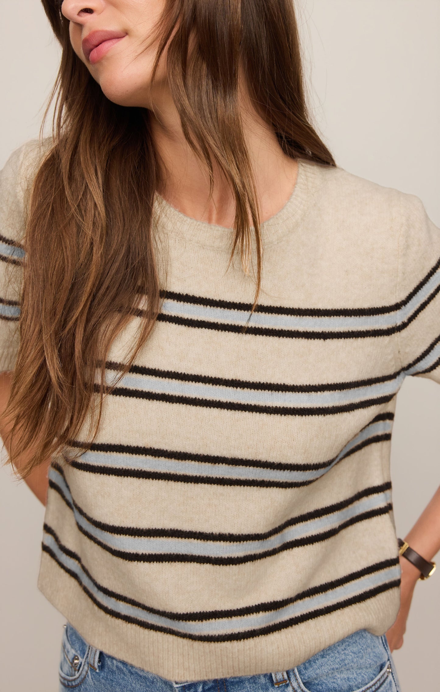 Gatewood Stripe Sweater Tee