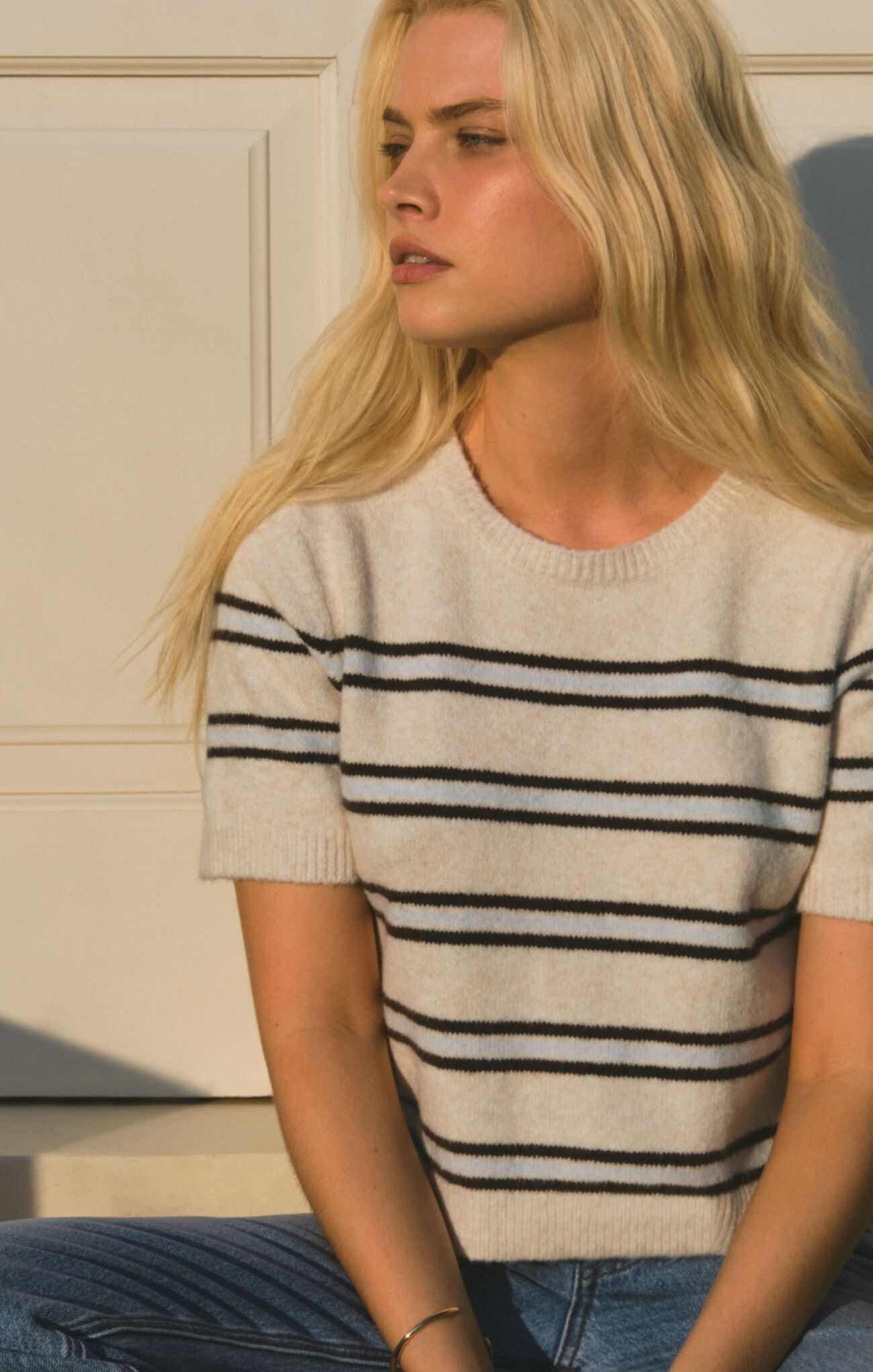 Gatewood Stripe Sweater Tee